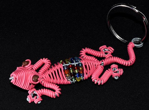 アフリカンビーズアートの作品