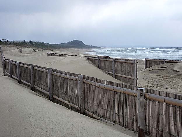 鳥取の春の海？