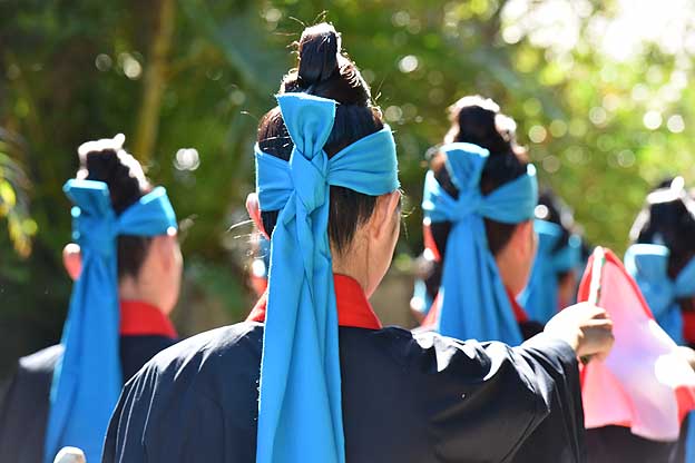 祖納でのアンガー行列奉納の写真