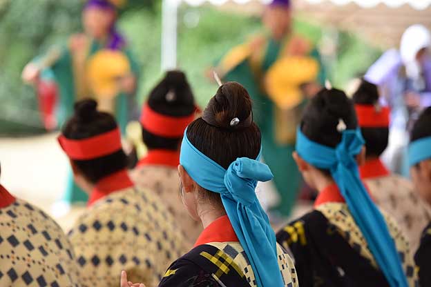 舞いの奉納の写真